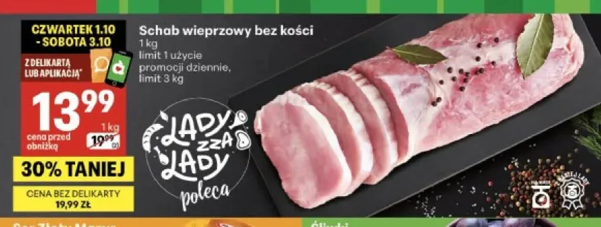 Schab wieprzowy bez kości