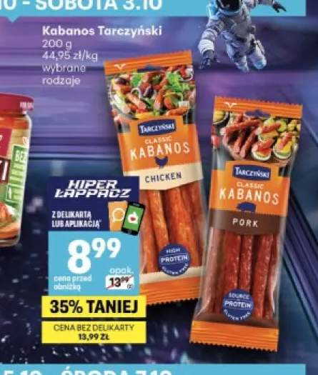 Kabanos Tarczyński Classic chicken +1 wariant