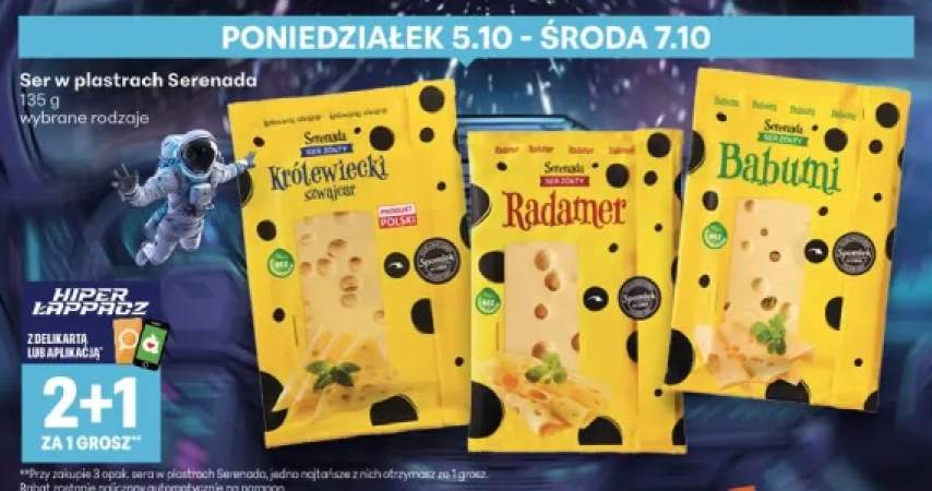 Ser w plastrach Serenada Królewiecki szwajcar +2 warianty