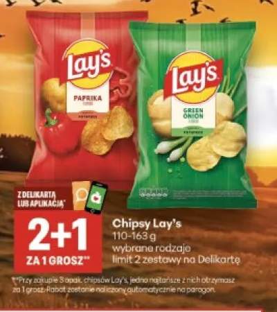 Chipsy Lay's Paprika +1 wariant