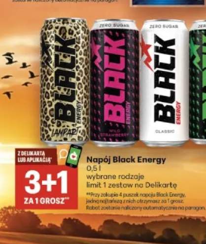 Napój Black Energy Lampart +3 warianty