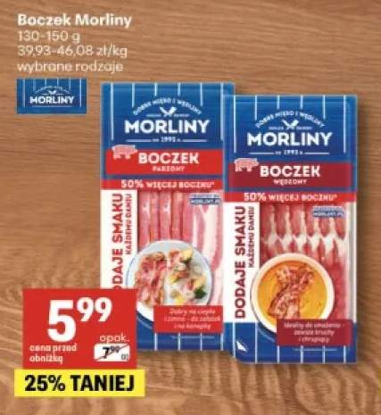 Boczek parzony Morliny +1 wariant