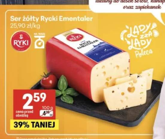 Ser żółty Rycki Ementaler