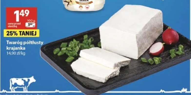 Twaróg półtłusty krajanka Kanka