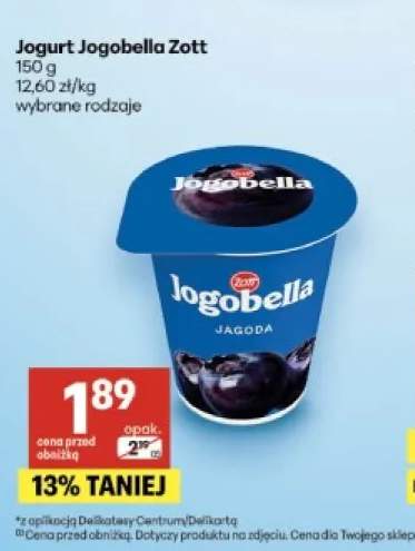 Jogurt Jogobella Zott