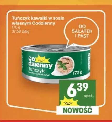 Tuńczyk kawałki w sosie własnym Codzienny