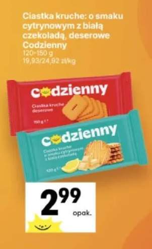 Ciastka kruche deserowe Codzienny +1 wariant