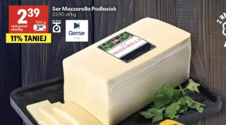 Ser mozzarella Podlasiak