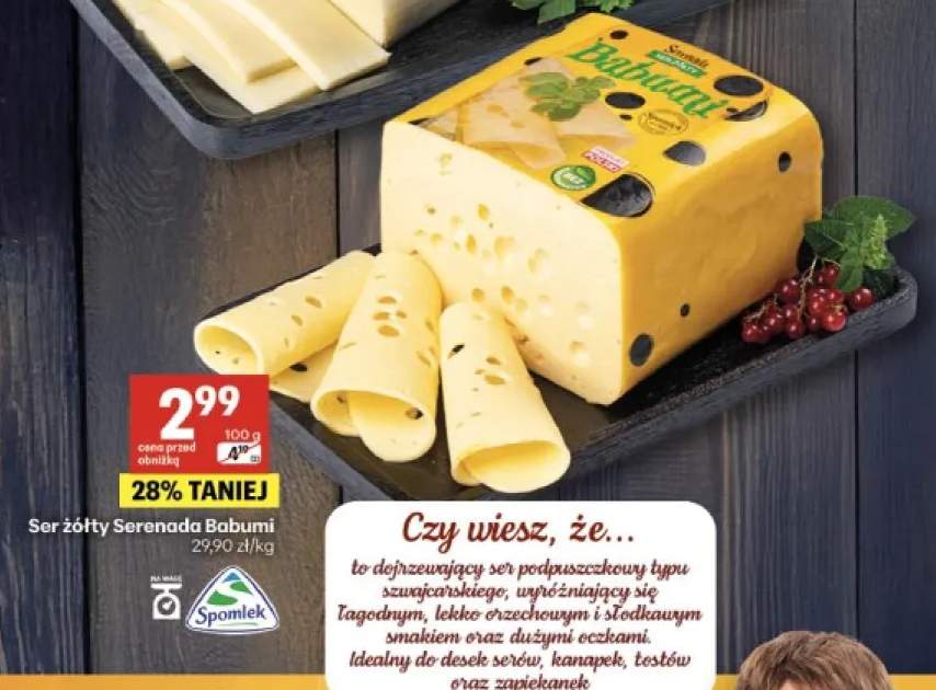 Ser żółty Serenada Babuni