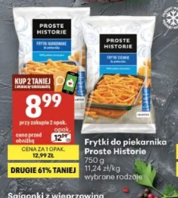Frytki do piekarnika karbowane Proste Historie +1 wariant