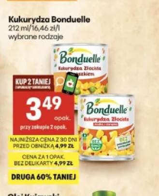 Kukurydza Bonduelle Złocista z groszkiem +1 wariant