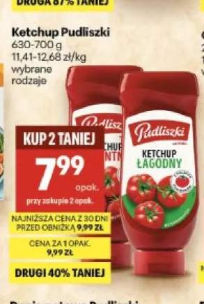 Ketchup Pudliszki pikantny +1 wariant