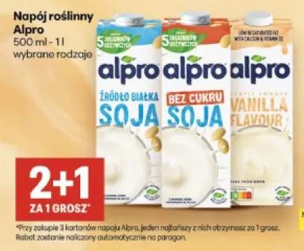 Napój roślinny sojowy źródło białka Alpro +2 warianty
