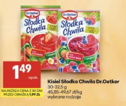Kisiel Słodka Chwila truskawkowy Dr.Oetker +1 wariant