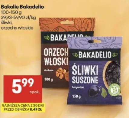 Bakalie Bakadelio śliwki +1 wariant