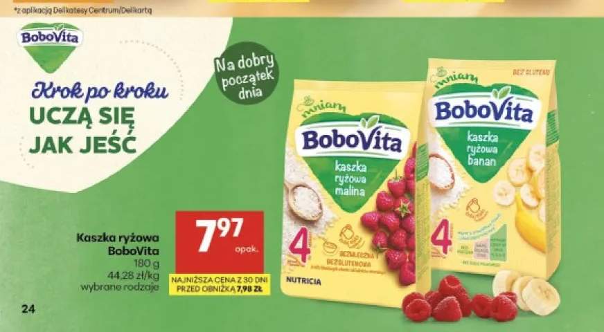 Kaszka ryżowa malina BoboVita +1 wariant