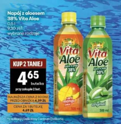 Napój z aloesem 38% Vita Aloe mango +1 wariant