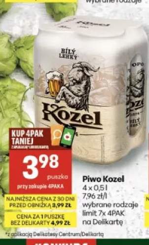 Piwo Kozel 4-pak