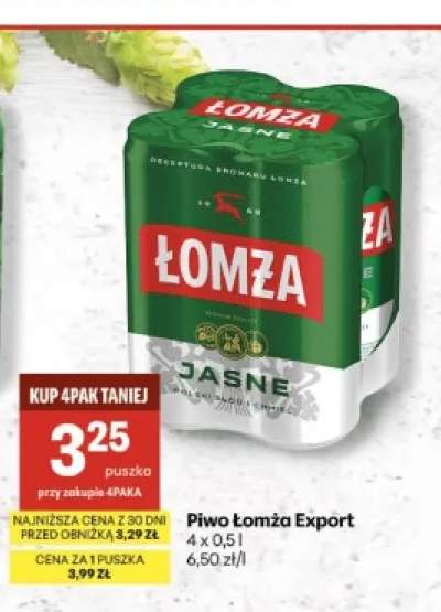 Piwo Łomża Export 4-pak