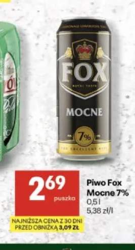 Piwo Fox Mocne 7%