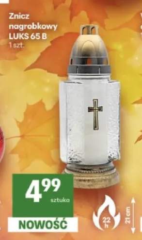Znicz nagrobkowy Luks 65 B