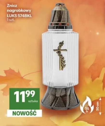 Znicz nagrobkowy Luks 574BKL
