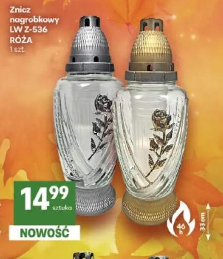 Znicz nagrobkowy Lw Z-536 Róża