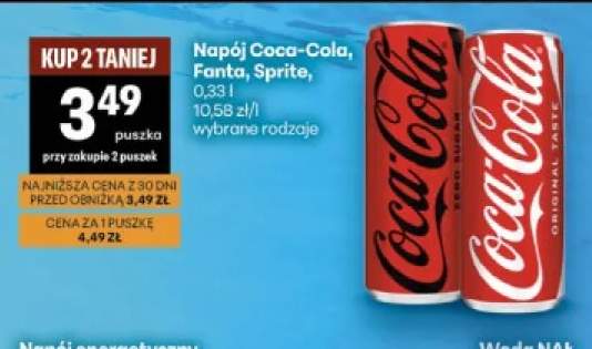 Napój gazowany Coca-Cola +2 warianty