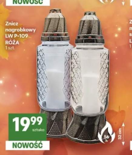 Znicz nagrobkowy Lw P-109 Róża