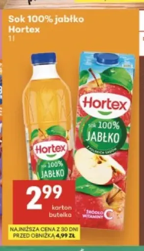 Sok jabłko Hortex 100%