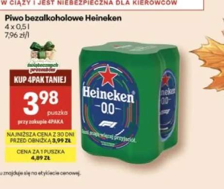 Piwo bezalkoholowe Heineken 4-pak 500 ml