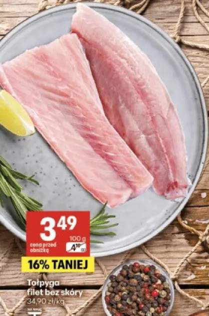 Tołpyga filet bez skóry