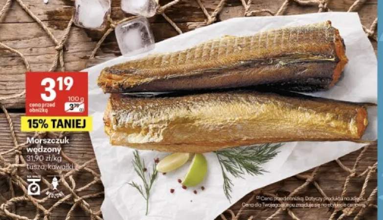 Morszczuk wędzony tusza +1 wariant