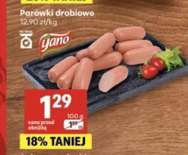 Parówki drobiowe Yano