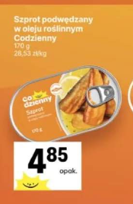 Szprot podwędzany w oleju roślinnym Codzienny