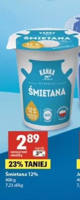 Śmietana Kanka 12%