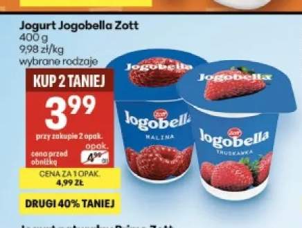 Jogurt Jogobella malina Zott +1 wariant