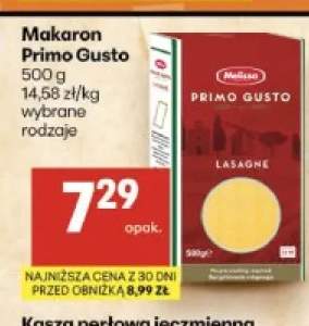 Makaron Primo Gusto lasagne