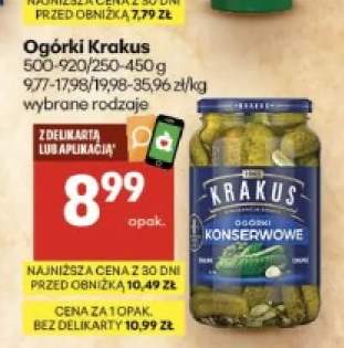 Ogórki konserwowe Krakus