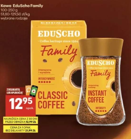 Kawa mielona Eduscho Family Classic Coffee +1 wariant