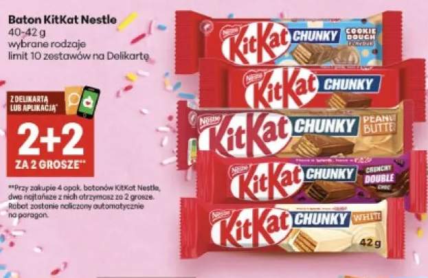 Baton KitKat Chunky Cookie Dough Nestle +4 warianty