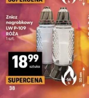 Znicz nagrobkowy Lw P-109 Róża