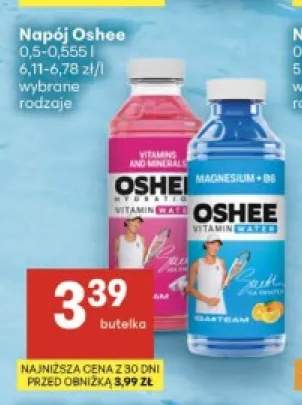 Napój Oshee Vitamin Water Vitamins and Minerals +1 wariant