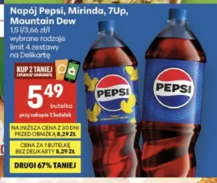 Napój gazowany Pepsi +3 warianty