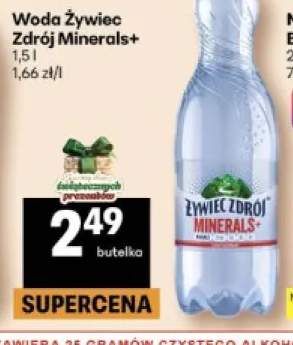 Woda niegazowana Żywiec Zdrój Minerals+