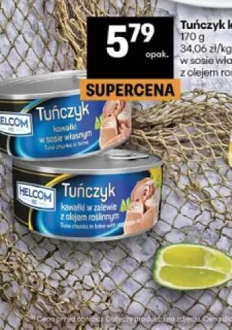 Tuńczyk kawałki Helcom w sosie własnym +1 wariant
