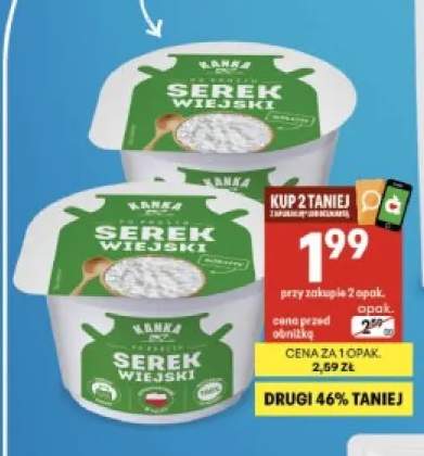 Serek wiejski naturalny Kanka