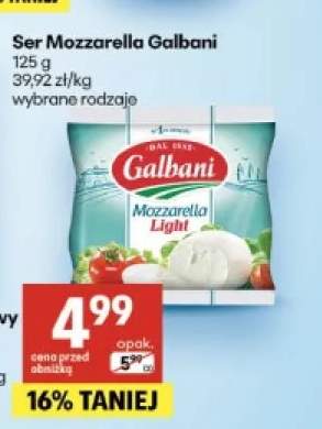 Ser mozzarella Galbani