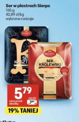 Ser w plastrach Sierpc Królewski +1 wariant