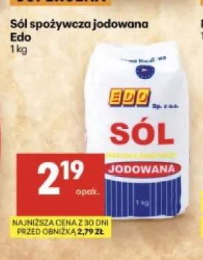 Sól spożywcza jodowana Edo